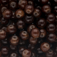 8 mm glaskralen Brown