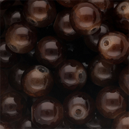 10 mm glaskralen Brown
