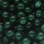 10 mm glaskralen Dark green