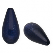 Super Polaris Elements kralen druppel vorm shiny Midnight blue