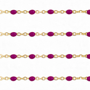 Roestvrij stalen (RVS) Stainless steel onderdelen jasseron 1mm Purple-gold