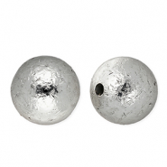 16 mm acryl kralen rond Silver