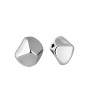 Acryl kralen irregular Silver