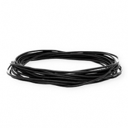 leer rond 1,5mm Black
