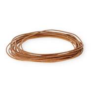 leer rond 1,5mm Light brown