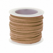 Imitatie su&egrave;de plat 3mm Light brown