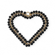 Top facet hangers hart Gold-black