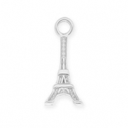 Roestvrij stalen (RVS) Stainless steel bedels Eiffeltoren Silver