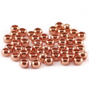 DQ knijpkralen 3mm Ros&eacute; gold 