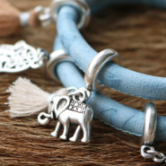 Inspiratiesets Stoer & chic, armbanden van imi leer