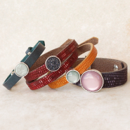 Echt DQ leer & suède Bekijk alle Cuoio armbanden hier