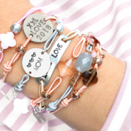 Inspiratiesets Armbandjes van gekleurd elastiek & ImpressArt