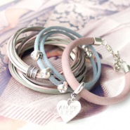 Inspiratiesets Armbanden met zijde look