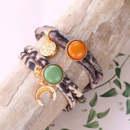 Inspiratiesets Armbandjes van gekleurd elastisch lint!