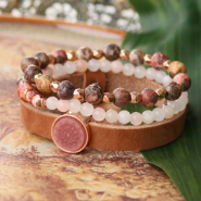 Inspiratiesets Inspiratie: zo maak je prachtige armbanden met onze natuursteen kralen