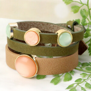 Inspiratiesets Maak eenvoudig zelf prachtige Cuoio armbanden