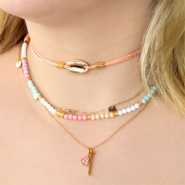 Inspiratiesets Zomerse kettingen en oorbellen met acryl kralen