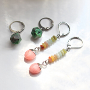 Inspiratiesets Zo maak je de mooiste oorbellen met de unieke natuursteen hangers