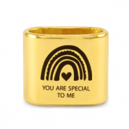 Mix & Match DQ sleutelhangers met maritiem koord Schuivers DQ metaal Mix & Match