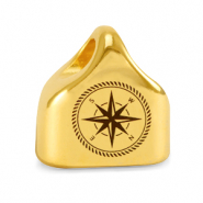 Mix & Match DQ sleutelhangers met maritiem koord Eindkapjes metaal DQ Mix & Match