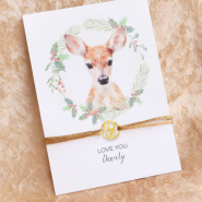 Inspiratiesets Gift set 5: Satijnen armband met stainless steel tussenstuk