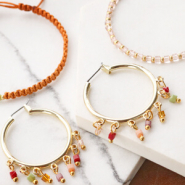 Inspiratiesets Inspiratie voor het maken van sieraden met facet cube kralen