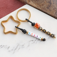 Inspiratiesets Sieraden en accesoires met acryl letterkralen en keramiek kralen