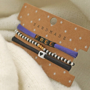 Inspiratiesets DIY: armbanden maken met stitched elastisch lint