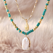 Inspiratiesets Inspiratie voor het maken van kettingen en oorbellen met rocailles