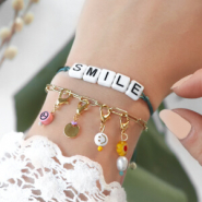 Inspiratiesets Modieuze bedels ontwerpen met acryl kralen en rainbow nietstiften