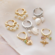 Inspiratiesets Maak schitterende oorbellen met brass TQ metaal oorbellen creolen