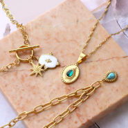 Inspiratiesets Ideeën voor het ontwerpen van sieraden met stainless steel bedels