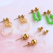 Inspiratiesets Trendy oorbellen ontwerpen met roestvrij stalen oorstekers