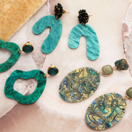 Inspiratiesets Tips voor het maken van oorbellen met resin hangers