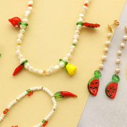Inspiratiesets Get creative met glasbedels fruit voor de mooiste sieraden sets
