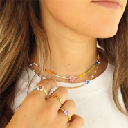 Inspiratiesets Vrolijke sieraden inspiratie met Czech kralen