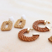 Inspiratiesets Aan de slag met rotan hangers en rotan oorbellen