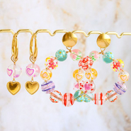 Inspiratiesets Kleurrijke oorbellen ontwerpen met glaskralen