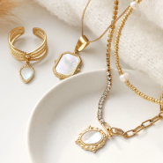 Inspiratiesets Elegante sieraden met rvs bedels schelp