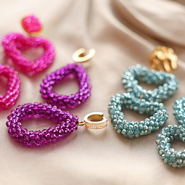 Inspiratiesets Oorbellen inspiratie met top facet hangers