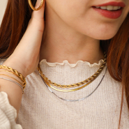 Inspiratiesets Mix & match roestvrij stalen kettingen en armbanden