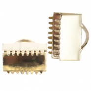 Onderdelen DQ metaal lintklem 10mm Gold 