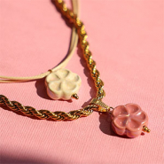 Nieuw Brand new! DQ grieks keramiek kralen bloem