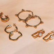 Inspiratiesets Inspiratie tijd met trendy roestvrij stalen oorbellen