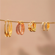 Inspiratiesets Geef je sieradenlijn kleur en vorm met rvs oorbellen