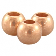 Metalen kralen DQ rosé goud Bekijk ook onze Designer Quality metalen kralen in rosé goud