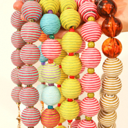 Inspiratiesets Statement kettingen maken met acryl kralen met waxkoord