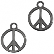 Kralen DQ metaal zilver antraciet Bekijk ook onze Designer Quality metalen bedels in zilver antraciet