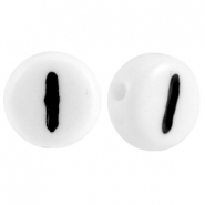 Letterkralen van acryl letter I Wit