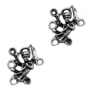 Bedels TQ metaal engel tussenstuk/setting voor Swarovski PP32 Antiek zilver